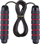 Springtouw met kogellagers | Speedrope | Crossfit | Boksen | Snel springtouwkabel en 16cm traagschuimhandgrepen Ideaal voor aerobic oefeningen zoals snelheidstraining, duurtraining