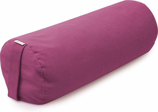 Yoga-Bolster yin - round - Samtosha raspberry Meditatiekussen YOGISTAR van YOGISTAR — afbeelding 5