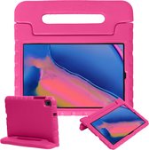 Hoes Geschikt voor Samsung Galaxy Tab A 8.0 (2019) Hoes Kinder Hoesje Kids Case Cover Kidsproof - Hoesje Geschikt voor Samsung Tab A 8.0 (2019) Hoesje Kinder Hoesje - Roze