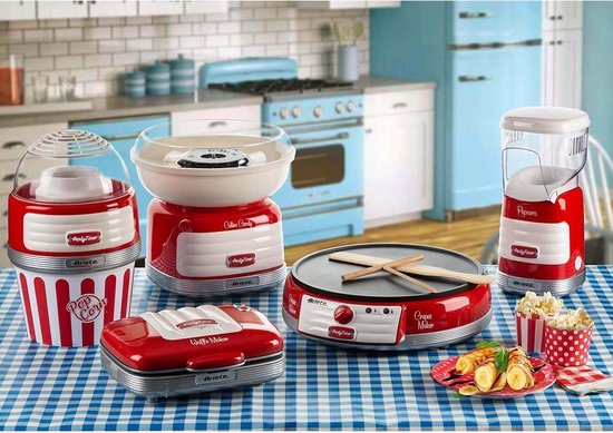 Ariete 1973/00 - 50's Style Wafelijzer - 700W - Anti-aanbakplaat - Rood van Ariete — afbeelding 4