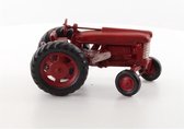 Tractor Model - Gietijzeren beeld - Rode trekker - 13,4 cm hoog