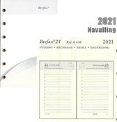 Brepols Agenda 2021 • Brefax 21 • 1 dag per pagina  • compatibel met Succes © en Filofax ©• 8 x 12,5 cm •  Vulling