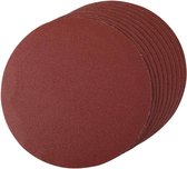 Disques abrasifs Velcro 180 mm, 10 pièces (180 mm, grain 120)