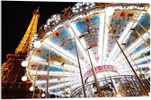 Acrylglas –Eiffeltoren - Parijs– 100x150cm Foto op Glas (Wanddecoratie op Acrylglas)