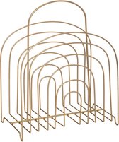 Atmosphera Magazinehouder - Goud - Tijdschriftenhouder - H 37 cm