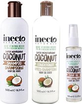 inecto coconut shampoo, conditioner en haar oil