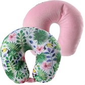 Reiskussen Tropical Nekkussen -Verlicht Nek en schouderpijn-Reizen/Relaxen
