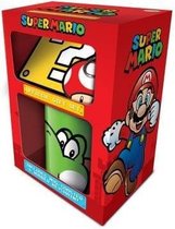 Nintendo - Super Mario: Yoshi Cadeauset - mok, onderzetter en sleutelhanger