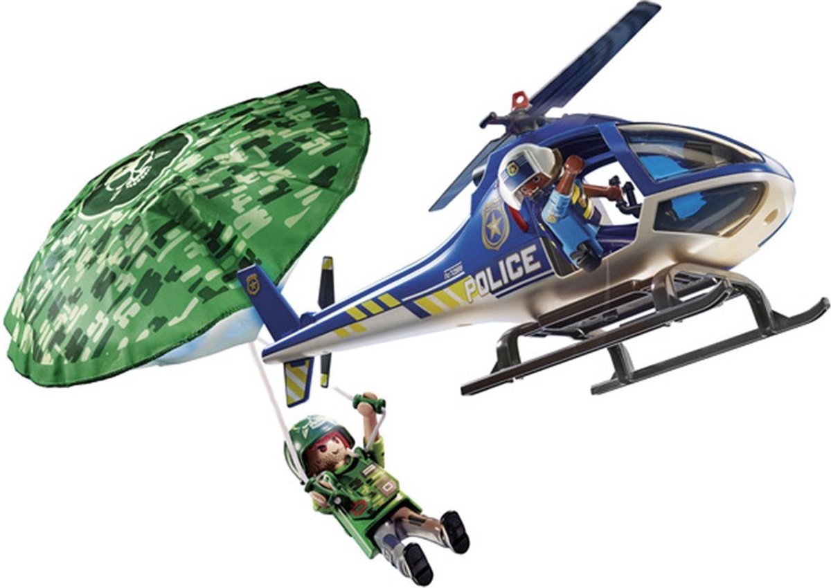 PLAYMOBIL City Action Politiehelikopter: parachute-achtervolging - 70569 — afbeelding 6