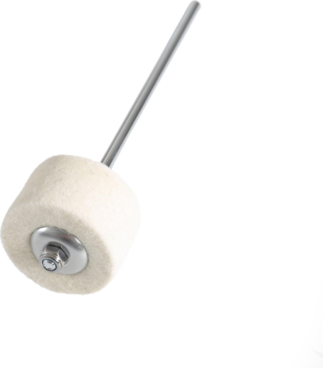 Fame Bass Drum Beater Pro Felt White - Bass drum beater