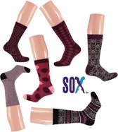 SOX Thermal Full Terry Ladies Sock 6 PACK 37/42 Fantasy