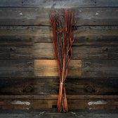WDMT™ Droogboeket | Terracotta bloemen | 75 cm | Decoratieve droog bloemen | Dried flowers