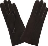 Glove Story Nikki Leren Dames Handschoenen Maat 7 - Donkerbruin