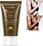 BeautyFit® - Zelfbruiner Gezicht/Lichaam Creme + Selftanings handschoen - Self tanning 50 ml - Snel Bruin Zonder Zon