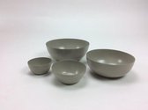 - bowl | siemense/grey | set of 4 - grijs -
