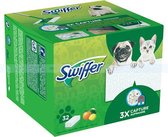Swiffer Stofopvegende Doekjes Dry Pet (Voordeelverpakking) - 6 x 32 stuks