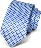 Premium Ties - Luxe Stropdas Heren - Polyester - Lichtblauw - Incl. Luxe Gift Box!