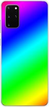Samsung Galaxy S20 Plus / S20 Plus 5G - Smart cover - Rainbow - Transparante zijkanten