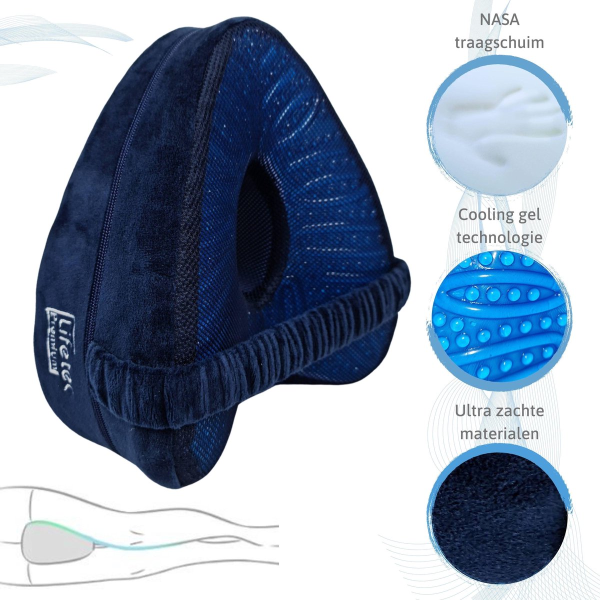 Lifetec Premium Stuitkussen Cool - Ergonomisch Zitkussen