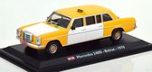 Mercedes 240D Beirut 1970 Taxi (Geel/Wit) (15cm) 1/43 Atlas - Modelauto - Schaalmodel - Modelauto - Miniatuurauto - Miniatuur autos