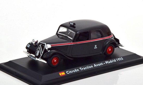 Modèle Réduit Citroën Traction 11 Madrid 1955 échelle 1/43 - Marque IXO, Boîte Souple, Occasion Comme Neuf