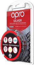 Gebitsbeschermer voor kinderen OPRO | zilveren kwaliteit | Zwart Rood