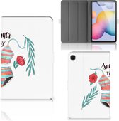 Hoesje maken Samsung Galaxy Tab S6 Lite | Tab S6 Lite 2022 Cover met Standaard Quotes Boho Summer