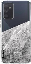 Casetastic Samsung Galaxy A72 (2021) 5G / Galaxy A72 (2021) 4G Hoesje - Softcover Hoesje met Design - Marble Transparent Print