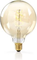 Allteq | Dimbare E27 led filament lamp | G125 | 5 Watt | 260 lm | Warm wit | 2000K