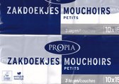 papieren zakdoeken - 3 laags - 30 pakjes - 300 zakdoekjes totaal