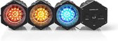 Nedis Multicolour LED-Discolicht | Netvoeding | LED | Aantal LED's: 63 LED's | Zwart