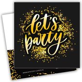 Let's Party - (Kom vous faire la fête) | Carte mystère | Carte avec message secret