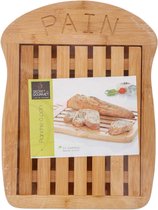 Planche à pain Decopatent ® avec ramasse-miettes- Planche à pain en bois de Bamboe - Avec Decopatent - Planche à pain avec grille