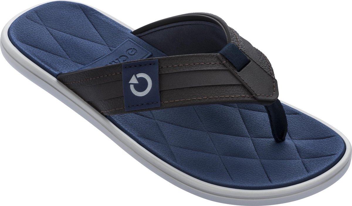 Cartago Malta heren slippers Grey brown blue Schoenen Slippers Slippers