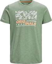 JACK&JONES ORIGINALS JORLEFO PLACEMENT TEE SS CREW NECK UPG Heren T-shirt - Maat S