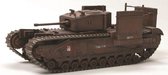 The 1:72 ModelKit of a Churchill MK.III Fitted for Wading Operation Jubilee Dieppe France 1942.

Fully assembled model

The manufacturer of the kit is Dragon Armor.This kit is