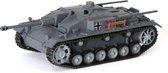 The 1:72 ModelKit of a STUG.III Ausf. F Stug.ABT.201 Eastern Front 1942.

Fully assembled model

The manufacturer of the kit is Dragon Armor.This kit is only online available.
