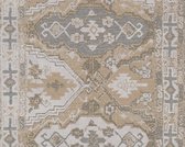 MARRAKECH TAPIJT BEHANG - Beige Grijs Zwart - AS Creation Metropolitan Stories 2