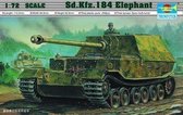 The 1:72 Model Kit of a German Elephant Tank.

Plastic Kit 
Glue not included
The manufacturer of the kit is Trumpeter.This kit is only online available.