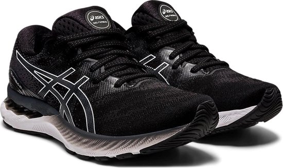 ASICS GEL Nimbus 23 Dames Sportschoenen Hardlopen Weg zwart wit bol
