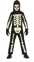 Fiestas Guirca - Glow in the dark skelet kind (5-6 jaar)