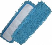 DEST - Dweildoek - 44x13cm - Blauw - Microvezel - Uitwasbaar - Klittenband