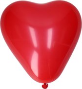 Ballon hartvorm 5 delig rood - hart ballon - rood hart - Valentijn