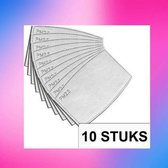 Vervangende KINDER mondmaskerfilters - PM2.5 5-laags filter - 25 stuks