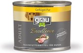 Grau natvoer hond exellence  puur gevogelte 6x 200gr