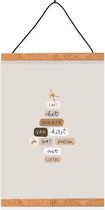 Christelijke Poster - Laat Het Wonder van Kerst Je Hart Vervullen Met Liefde