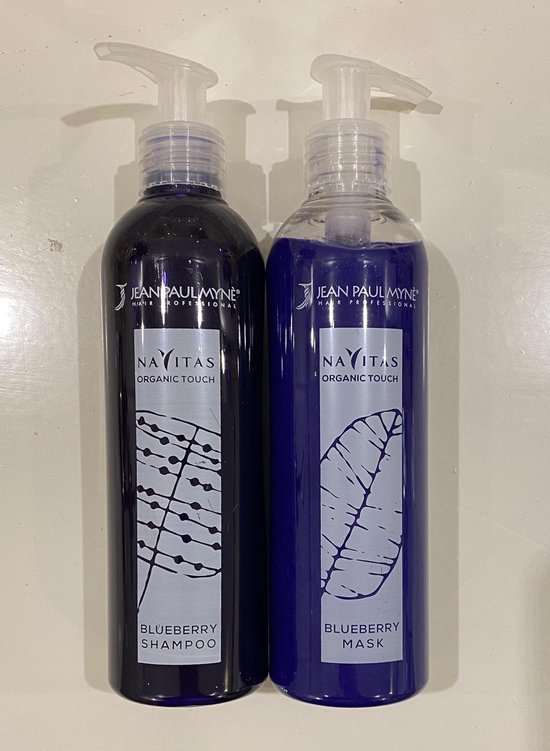 kloof Redenaar Specifiek Jean Paul Myne - Set Navitas Organic Touch Blueberry shampoo 250ml &  Blueberry Mask... | bol.com