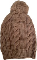 Premium Kwaliteit Dames Muts / Beanie - Hoogwaardige kwaliteit | Bruin