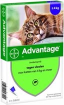 Bayer Adventage - Anti-vlooienmiddel in spot-on vorm - Pipetten - Voor katten