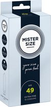 Mister Size 49 mm 10 pack - Condoms - transparent - Discreet verpakt en bezorgd